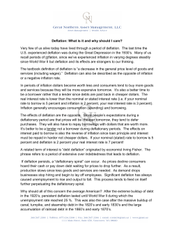 Deflation - OregonLive.com