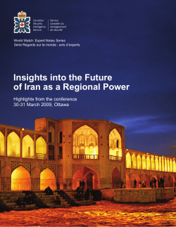 Insights into the Future of Iran as a Regional Power