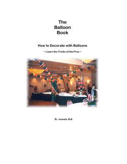 The Balloon Book How to Decorate with Balloons