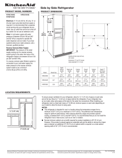 Side by Side Refrigerator