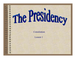 Constitution Lesson 1