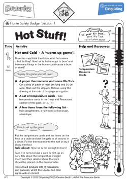 Home Safety Badge: Session 1