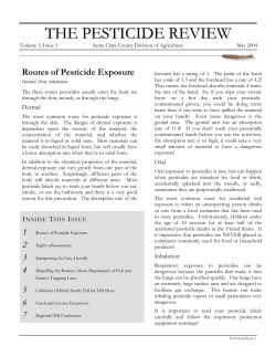 the pesticide review - the County of Santa Clara