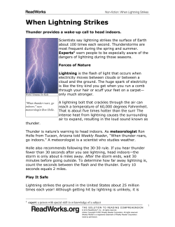 When Lightning Strikes