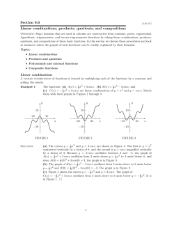 Section 0.6 Linear combinations, products, quotients, and