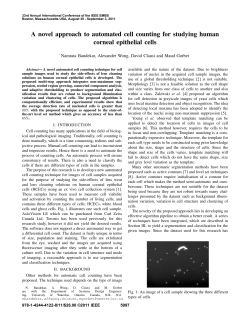 A Novel Approach to Automated Cell Counting for Studying Human