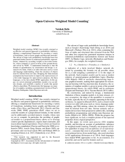 Open-Universe Weighted Model Counting