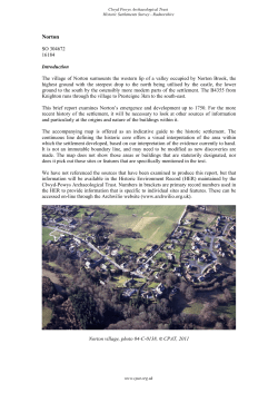 Norton - Clwyd-Powys Archaeological Trust
