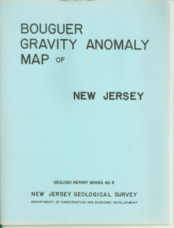 Bouguer Gravity Anomaly Maps