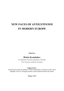new faces of antigypsyism in modern europe