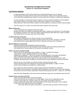 Land Division Systems Land Division Systems