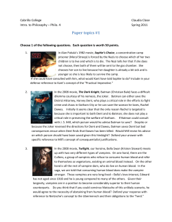 Paper topics #1 - Cabrillo College