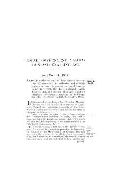 TION AND ENABLING ACT. Act No. 24, 1914.