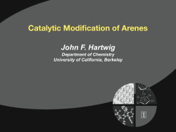 Catalytic modification of arenes
