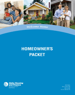 IdaMortgage.com. - Idaho Housing and Finance Association