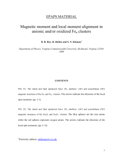 Magnetic moment and local moment alignment in