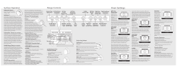Oven Settings - Viking Range