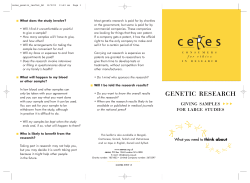 genetic research