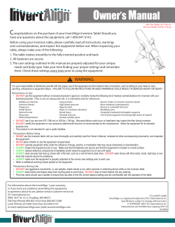 Owner`s Manual