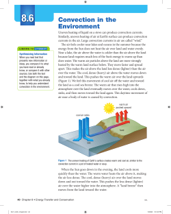 Convection in the Environment