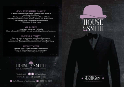 House of Smith menu Feb 2016 Small