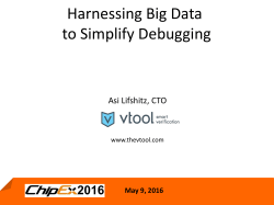 Harnessing Big Data to Simplify Debugging