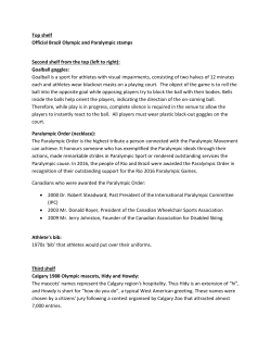 Top shelf Official Brazil Olympic and Paralympic stamps Second