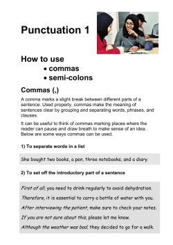 Punctuation 1