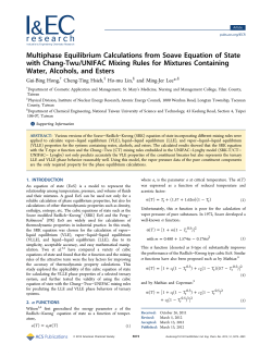 Multiphase Equilibrium Calculations from Soave Equation of State