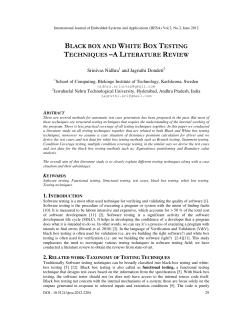 black box and white box testing techniques &ndash;a
