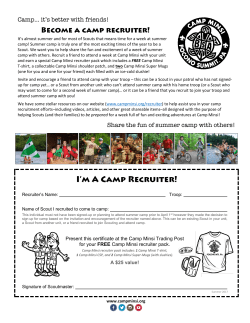 Camp&hellip; it`s better with friends! Share the fun of summer camp with