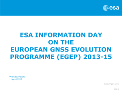 Summary of EGEP Results and Achievements