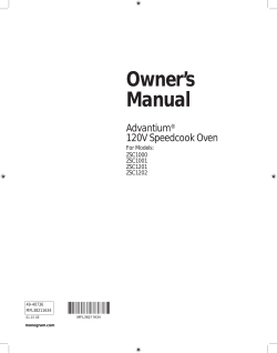 Owner`s Manual - BrandsMart USA