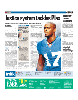No Pass for Plax in gun case - New York Criminal Defense Lawyer