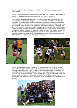 If you ordered half a dozen utility players and only Josh Searl