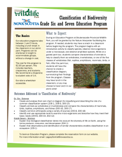 Classification of Biodiversity