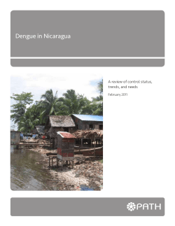 Dengue in Nicaragua
