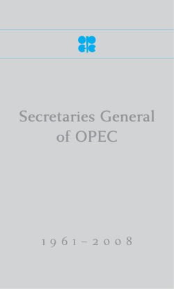 Secretaries General of OPEC