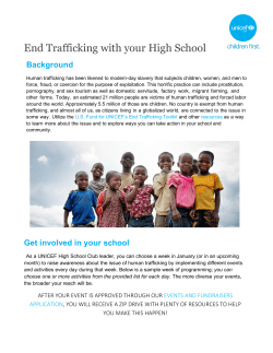 End Trafficking with your High School