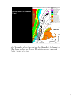 All of the samples collected here are from the white rocks in the