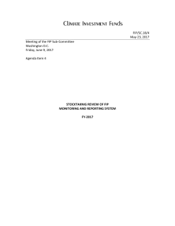 FIP/SC.18/4 May 23, 2017 Meeting of the FIP Sub
