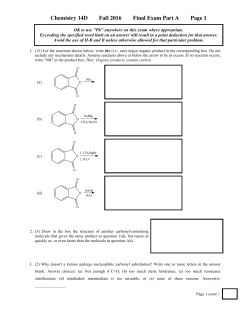Final Part A - UCLA Chemistry and Biochemistry