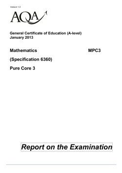 Examiner report