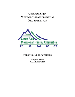 carson area metropolitan planning organization