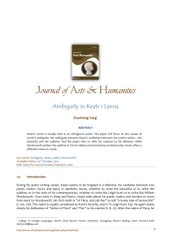 Print this article - Journal of Arts and Humanities