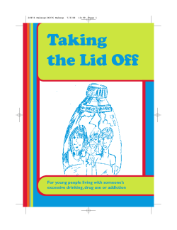 Taking the Lid Off Resource for Young People Living with Addiction