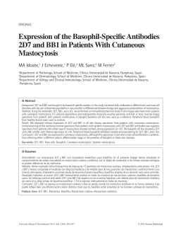 Expression of the Basophil-Specific Antibodies 2D7 and BB1 in