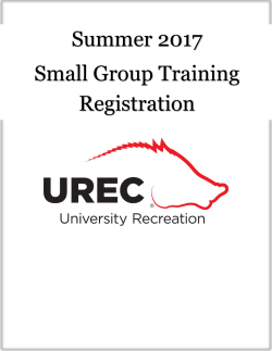 Small Group Training Registration Summer 2017