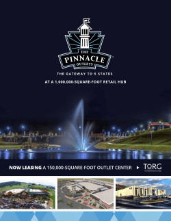 Brochure - Pinnacle Outlets