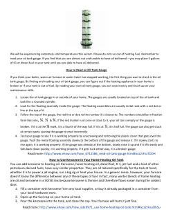 How to Read an Oil Tank Gauge